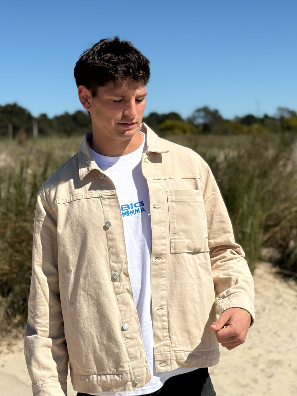 CHAQUETA BASIC BEIGE